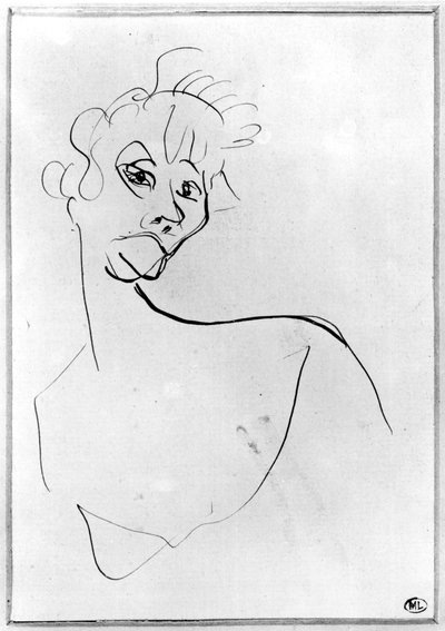 Yvette Guilbert by Henri de Toulouse Lautrec
